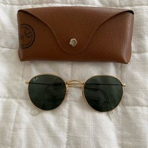 Ray Ban Round Metal Sunglasses